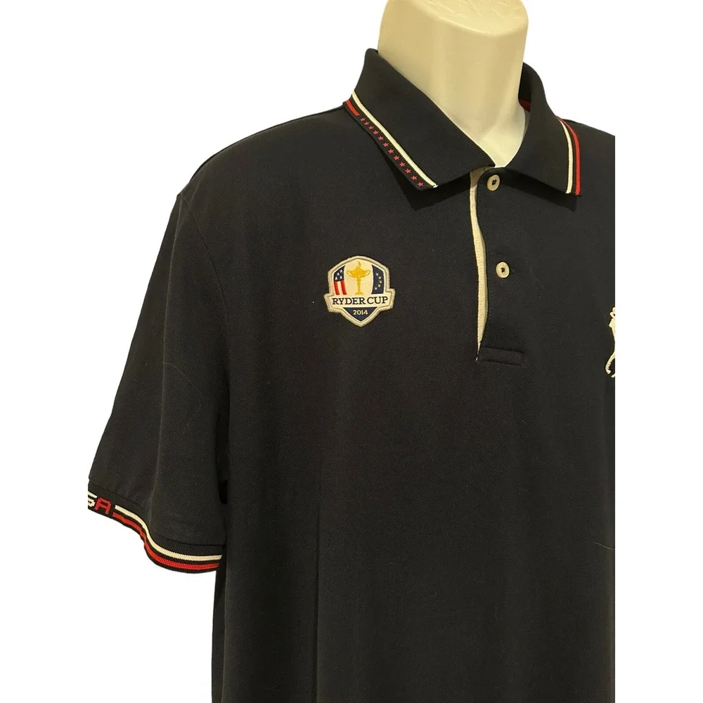 POLO GOLF RALPH LAUREN‎ Mens Polo Shirt Performance Ryder Cup USA Big Pony XL